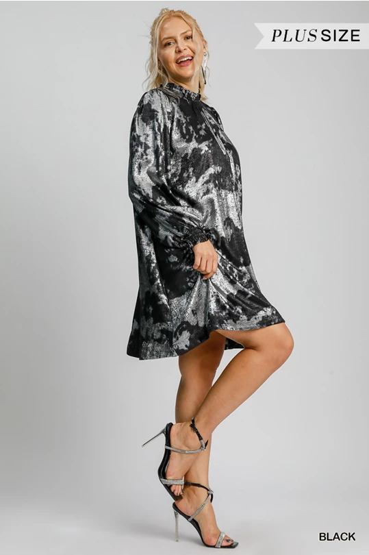 Umgee Metallic Dress – The Sparkling Sparrow Boutique