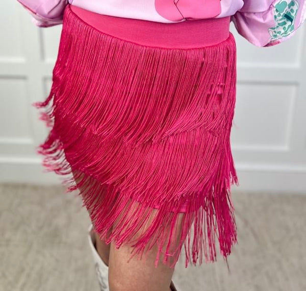 Signature Moves Fringe Skort