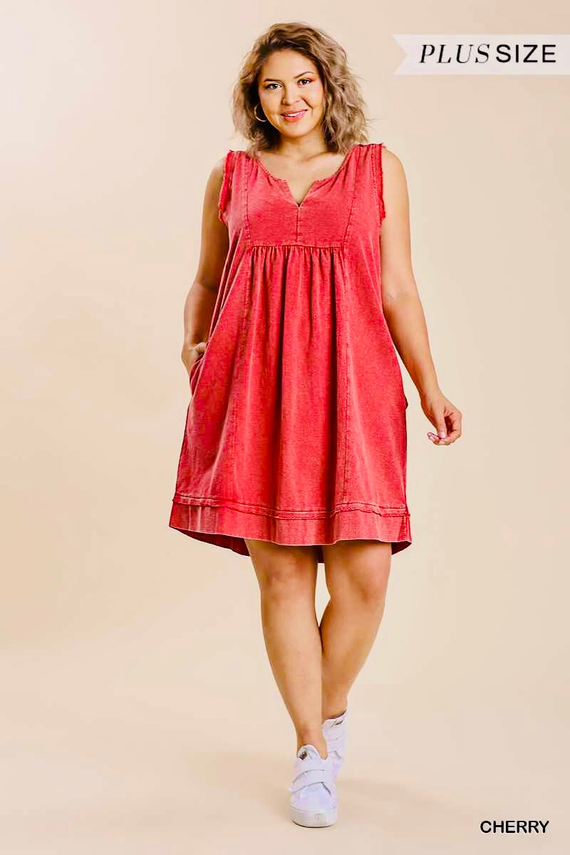 Mineral Wash Umgee Dress