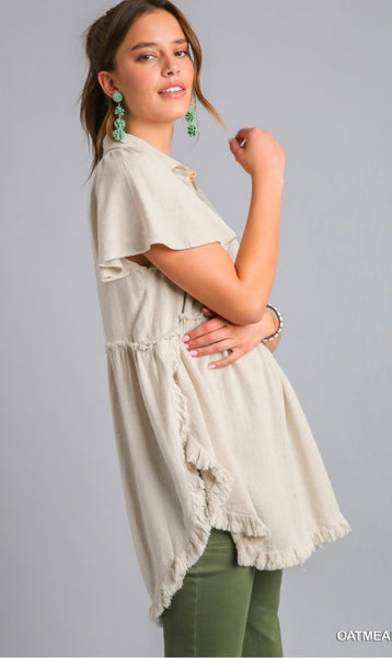 Umgee Washed Linen Tunic