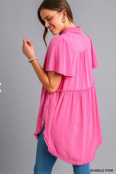 Umgee Washed Linen Tunic